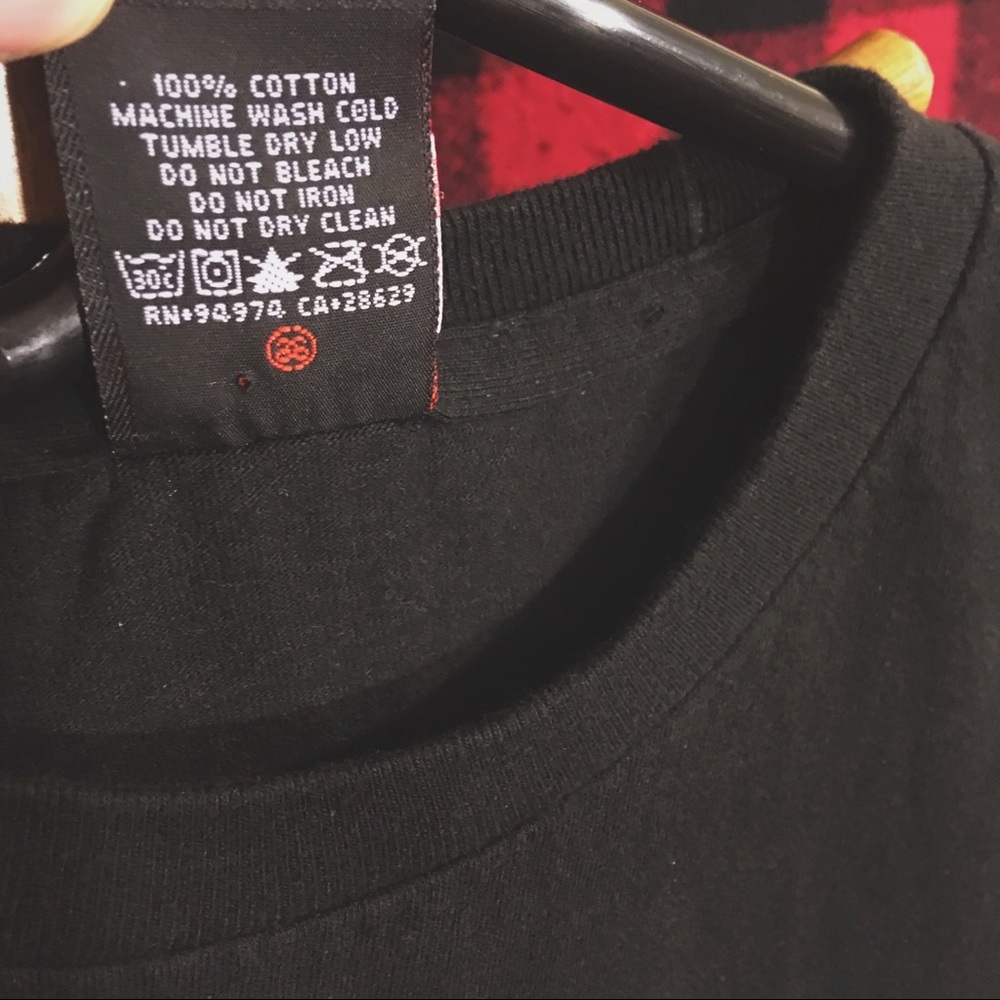 STUSSY Logo MCMLXXX Size XL Black T-Shirt ⚡️⚡️ - Picture 5 of 8